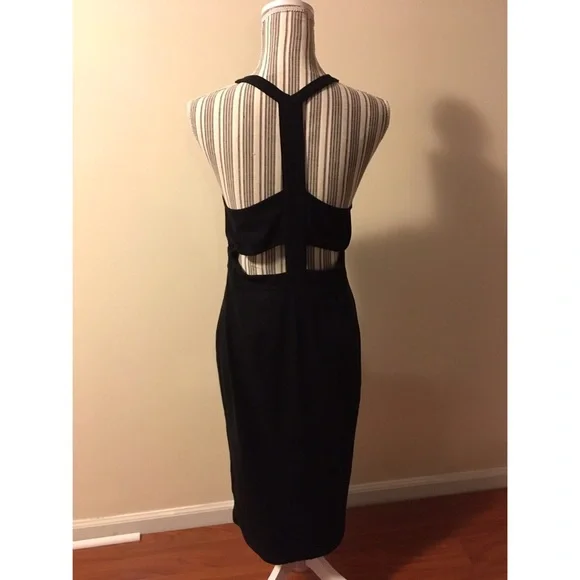 Free People Black Midi Dress - Picture 2 of 4